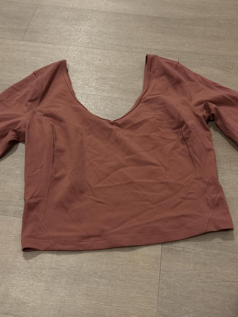 Lululemon Cropped Align Long Sleeve Tank